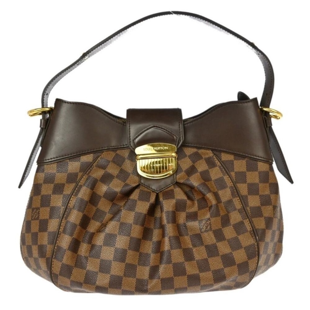 Authentic Louis Vuitton Damier Sistina MM Shoulder Bag VI4151 EUC